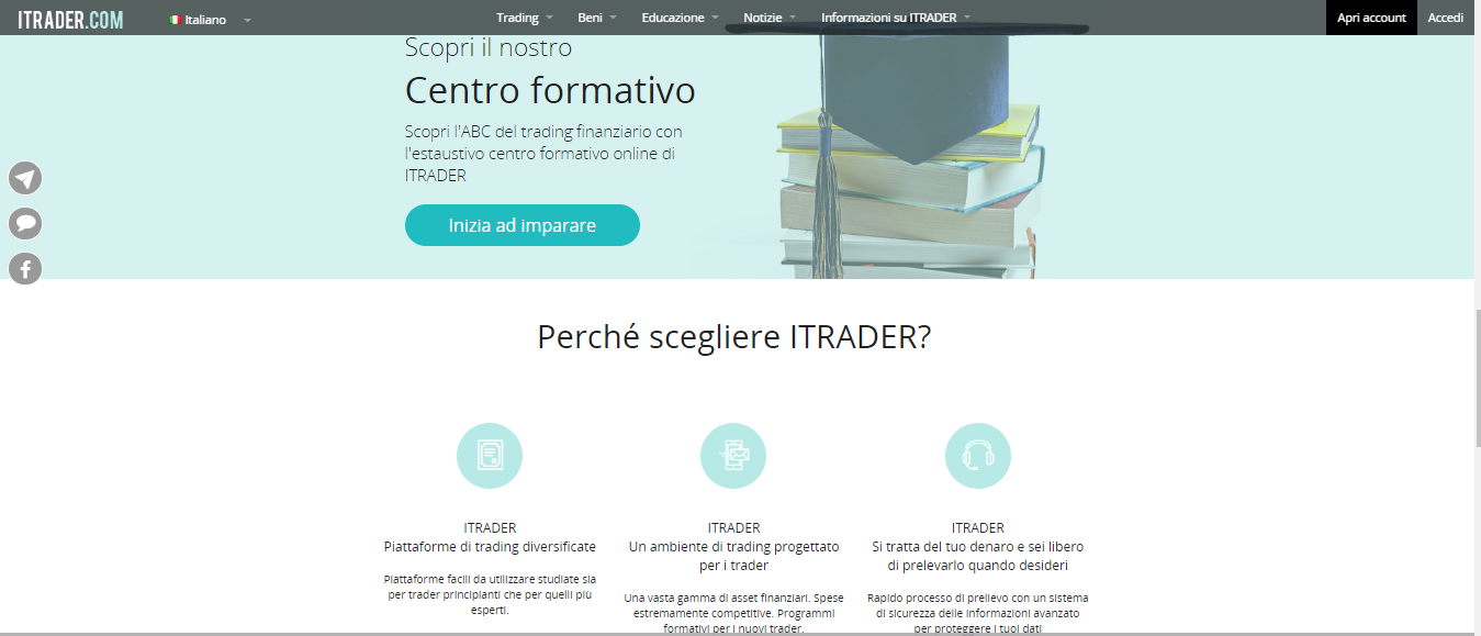 Centro formativo di ITRADER Centro formativo di ITRADER